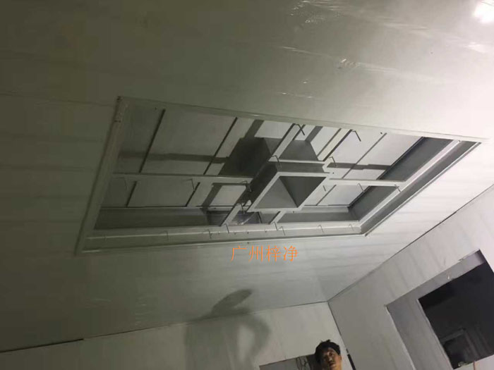 層流罩安裝現場 層流罩安裝現場
